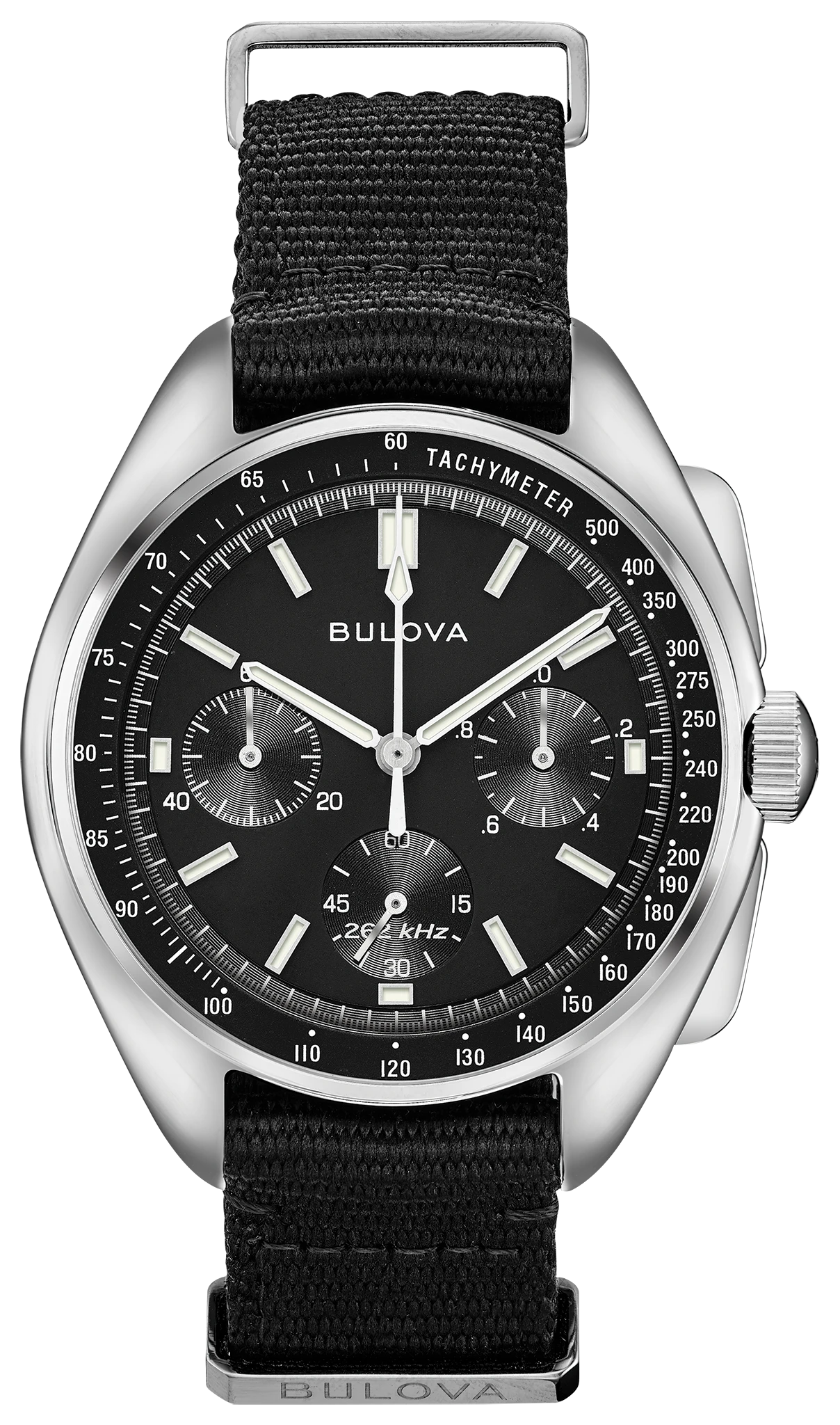 Bulova Lunar Pilot Black Dial Chronograph Archive Series Watch